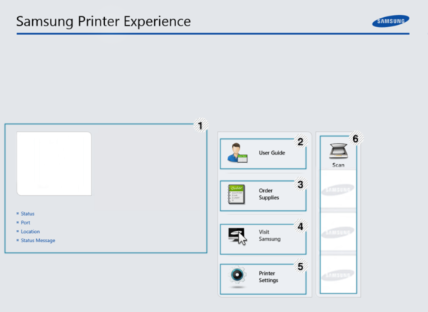 Samsung print top